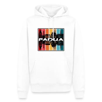 Padua Italien Skyline Silhouette Reise Souvenir - Männer Premium Bio Hoodie - Weiß - Vorne - Nico (187cm)