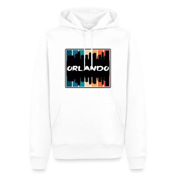 Orlando Florida Usa Skyline Silhouette Travel Souv - Männer Premium Bio Hoodie - Weiß - Vorne - Nico (187cm)