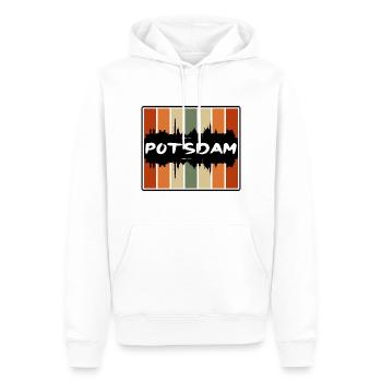 Potsdam Deutschland Skyline Silhouette Reisesouvenir - Männer Premium Bio Hoodie - Weiß - Vorne - Nico (187cm)