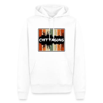 Chittagong Bangladesch Skyline Silhouette Reisen So - Männer Premium Bio Hoodie - Weiß - Vorne - Nico (187cm)