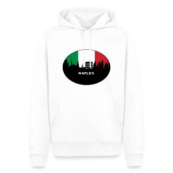 Neapel Italien Flagge Skyline Reise Souvenir - Männer Premium Bio Hoodie - Weiß - Vorne - Nico (187cm)