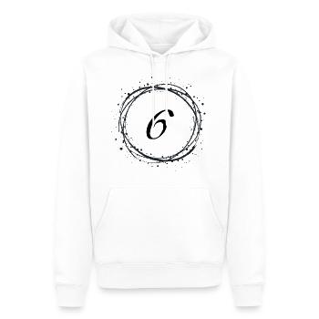 6 - Sweat à capuche Premium bio Homme - blanc - Devant - Nico (187cm)