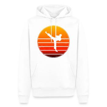 Women's Kickboxing Kickboxing Kickboxer - Men’s Premium Organic Hoodie - white - Front - Nico (187cm)