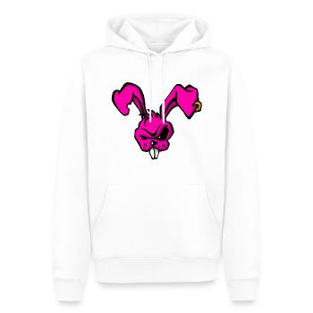 Böses Kaninchen - Männer Premium Bio Hoodie - Weiß - Vorne - Nico (187cm)