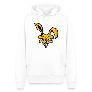 Kaninchen - Männer Premium Bio Hoodie - Weiß - Vorne - Nico (187cm)