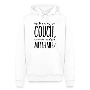 Lustiger Griechischer Spruch Griechenland Geschenk - Männer Premium Bio Hoodie - Weiß - Vorne - Nico (187cm)