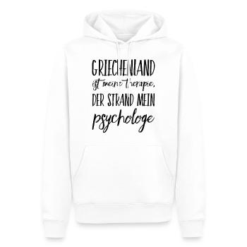 Lustiger Griechischer Spruch Griechenland Geschenk - Männer Premium Bio Hoodie - Weiß - Vorne - Nico (187cm)