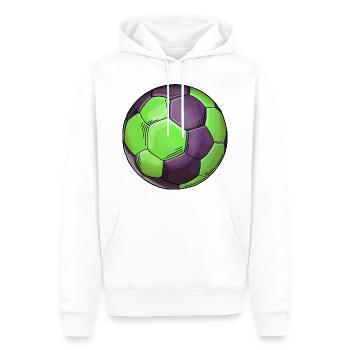 Handball Drawing Green Grey Ball - Men’s Premium Organic Hoodie - white - Front - Nico (187cm)
