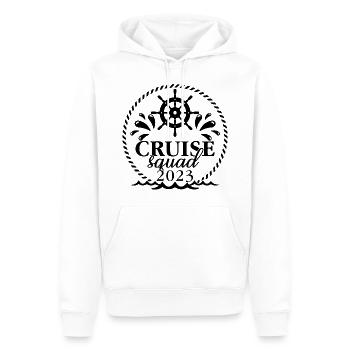 Cruise Squad 2023 Croisière Famille Amis Vacances - Sweat à capuche Premium bio Homme - blanc - Devant - Nico (187cm)