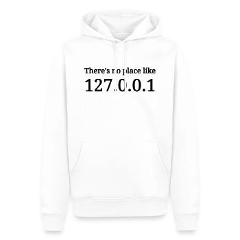 Entwickler / Informatiker / Programmierer / - Männer Premium Bio Hoodie - Weiß - Vorne - Nico (187cm)