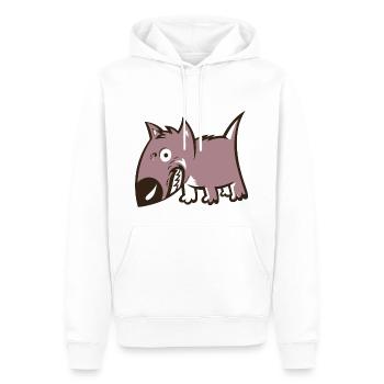 Bull Terrier - Männer Premium Bio Hoodie - Weiß - Vorne - Nico (187cm)