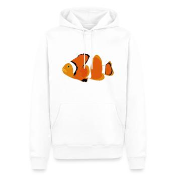 Clownfisch - Männer Premium Bio Hoodie - Weiß - Vorne - Nico (187cm)