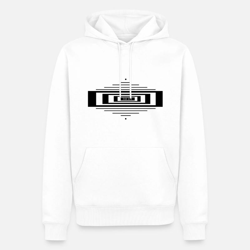 Spaß - Männer Premium Bio Hoodie - Weiß