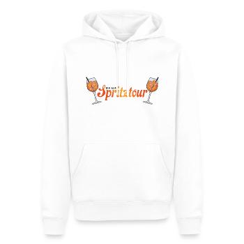 Bin auf Spritztour Spritz Cocktail Aperitif - Männer Premium Bio Hoodie - Weiß - Vorne - Nico (187cm)