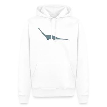 Dinosaures: Diplodocus Comic - Sweat à capuche Premium bio Homme - blanc - Devant - Nico (187cm)