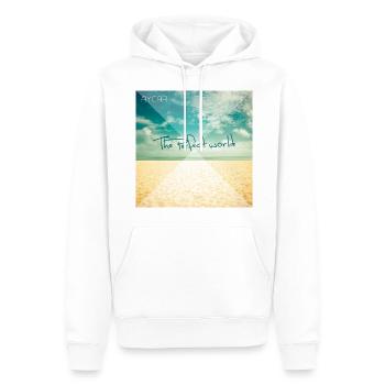 Die Perfekte Welt CD Cover - Männer Premium Bio Hoodie - Weiß - Vorne - Nico (187cm)