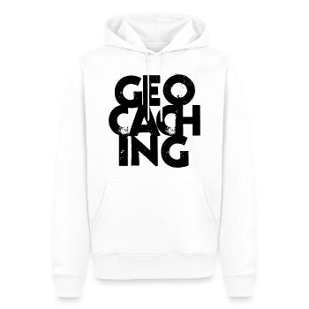 Geocaching - Männer Premium Bio Hoodie - Weiß - Vorne - Nico (187cm)