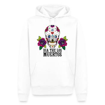 dia de los muertos - Männer Premium Bio Hoodie - Weiß - Vorne - Nico (187cm)