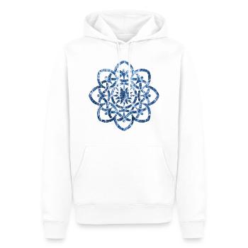 noeud celtique 19 e 206 - Sweat à capuche Premium bio Homme - blanc - Devant - Nico (187cm)