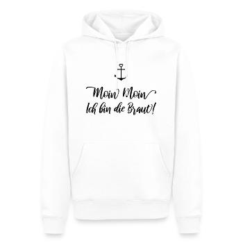 Die Braut - Männer Premium Bio Hoodie - Weiß - Vorne - Nico (187cm)
