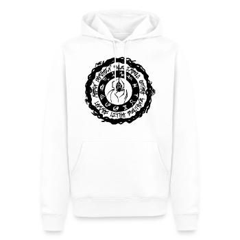 Roue de l'année - Gothique - Sweat à capuche Premium bio Homme - blanc - Devant - Nico (187cm)