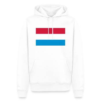 Drapeau national de la Hollande - Sweat à capuche Premium bio Homme - blanc - Devant - Nico (187cm)