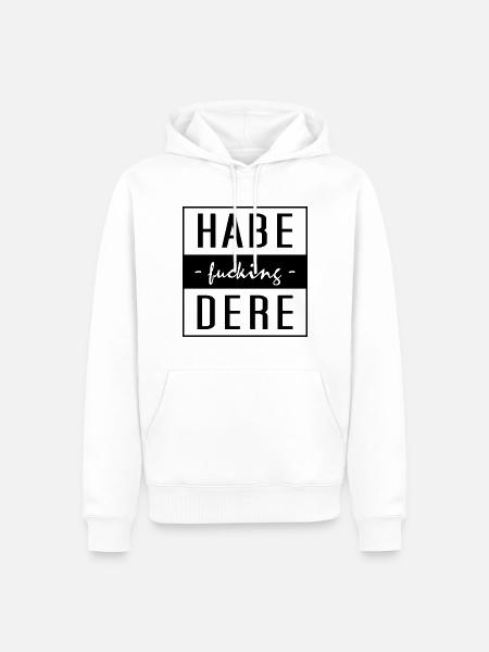 Bayern, Servus, Habe Dere - Männer Premium Bio Hoodie - Weiß