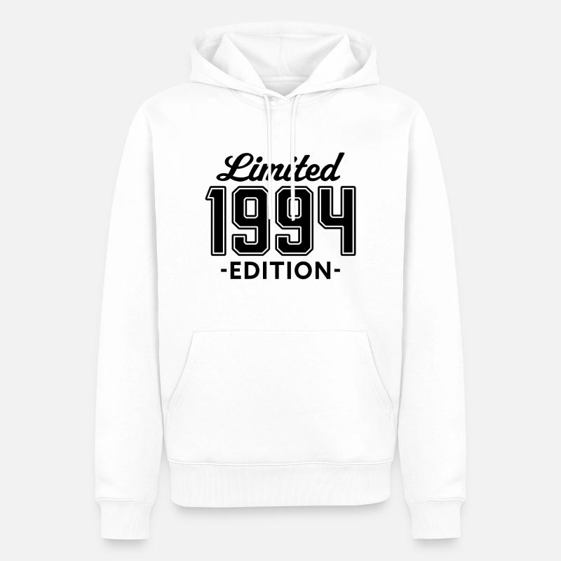 édition limitée 1994 - Sweat à capuche Premium bio Homme - blanc