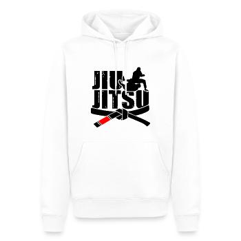 Jiu-Jitsu T-shirt Jiu jitsu - Männer Premium Bio Hoodie - Weiß - Vorne - Nico (187cm)