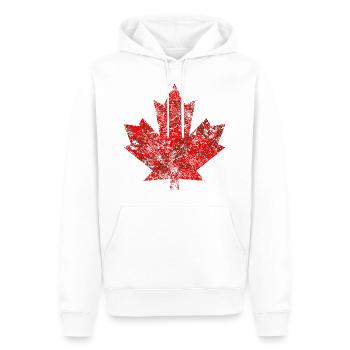 Kanada Ahornblatt Ottawa Montreal Vancouver Quebec - Männer Premium Bio Hoodie - Weiß - Vorne - Nico (187cm)