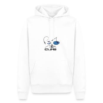 Hobby Sport Klettern Angeln Geschenk Fischer fish - Männer Premium Bio Hoodie - Weiß - Vorne - Nico (187cm)
