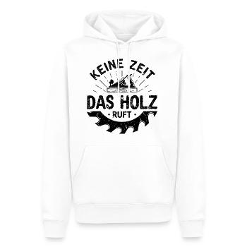 Schreiner Werkzeug Tischlerwinkel Schreinerei - Männer Premium Bio Hoodie - Weiß - Vorne - Nico (187cm)