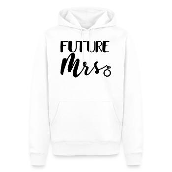 Future Mrs. - Junggesellinnenabschied Geschenk an die Braut - Männer Premium Bio Hoodie - Weiß - Vorne - Nico (187cm)