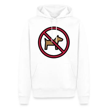 Cadeaux drôles pour les amoureux des chats - Sweat à capuche Premium bio Homme - blanc - Devant - Nico (187cm)