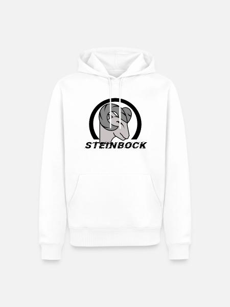 Astrologie Himmel Steinbock Tierkreiszeichen - Männer Premium Bio Hoodie - Weiß
