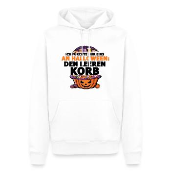Halloween Print für mehr Süßes - Männer Premium Bio Hoodie - Weiß - Vorne - Nico (187cm)