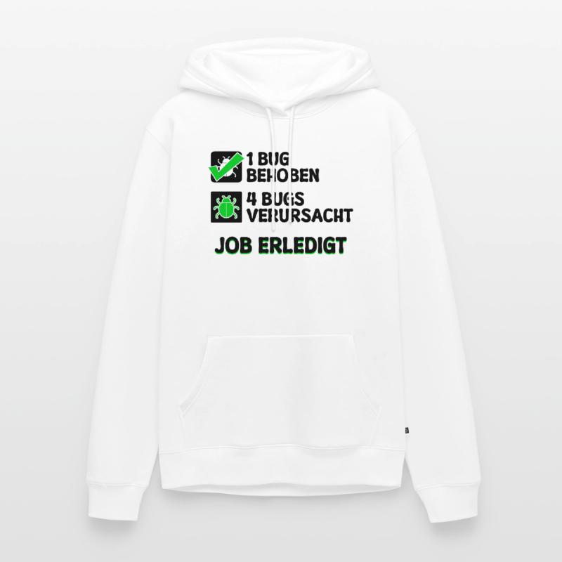 Open Source Bugfixing Bugs Developer Programmier Männer Premium Bio Hoodie