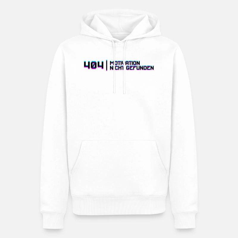 Déclaration de débogage du code développeur Entwickler Dev - Sweat à capuche Premium bio Homme - blanc