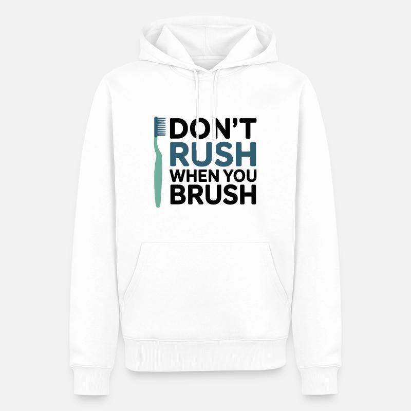 Conception technique du mécanisme d’engrenage dentaire - Sweat à capuche Premium bio Homme - blanc