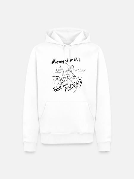 Schrauben oder Feder locker? - Männer Premium Bio Hoodie - Weiß