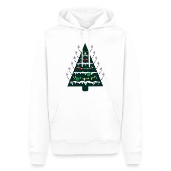 Weihnachtsbaum, Golfen Golfschläger - Männer Premium Bio Hoodie - Weiß - Vorne - Nico (187cm)