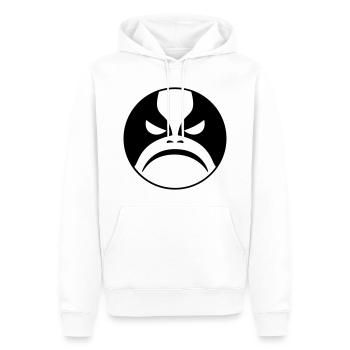 Black Metal Icon - Sweat à capuche Premium bio Homme - blanc - Devant - Nico (187cm)