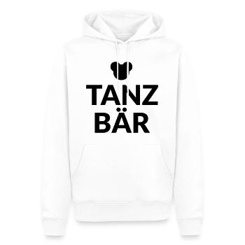 Tanzbär Party Disco tanzen Tänzer Spruch Geschenk - Männer Premium Bio Hoodie - Weiß - Vorne - Nico (187cm)