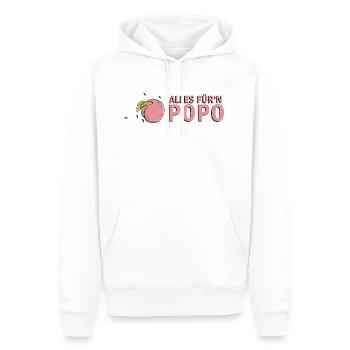 Alles Für'n Popo - Männer Premium Bio Hoodie - Weiß - Vorne - Nico (187cm)