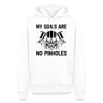 Peintre automobile pour carrossiers - Sweat à capuche Premium bio Homme - blanc - Devant - Nico (187cm)