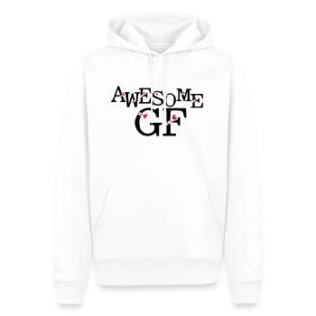 FANTASTISCHEN GF - Männer Premium Bio Hoodie - Weiß - Vorne - Nico (187cm)