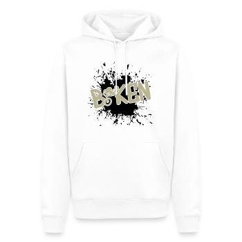 Biken - Männer Premium Bio Hoodie - Weiß - Vorne - Nico (187cm)
