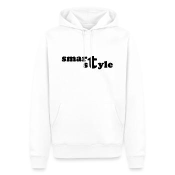 smart style | trendy Graffiti-Design - Männer Premium Bio Hoodie - Weiß - Vorne - Nico (187cm)