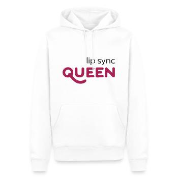 Lip Sync Queen - Männer Premium Bio Hoodie - Weiß - Vorne - Nico (187cm)