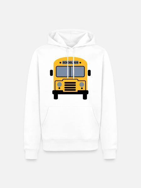 Schulbus - Men’s Premium Organic Hoodie - white